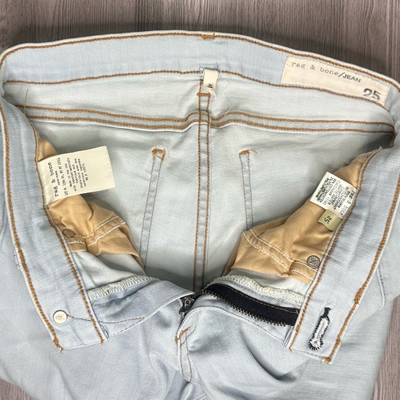 rag & bone - Skinny - White Water - Sz 25 - Women’s Jeans - Picture 7 of 9